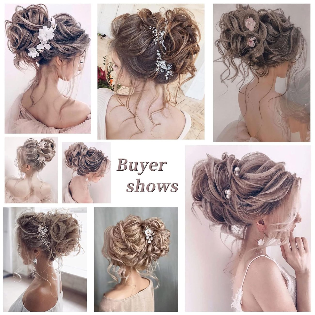 (Early Christmas Sale - Hot Sale in Europe) Messy Curly Dish Bun