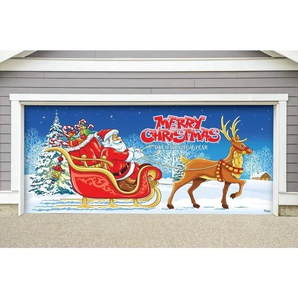 Free-giant Early Christmas Sale 49% OFF - 2023 Christmas Garage Door Decoration