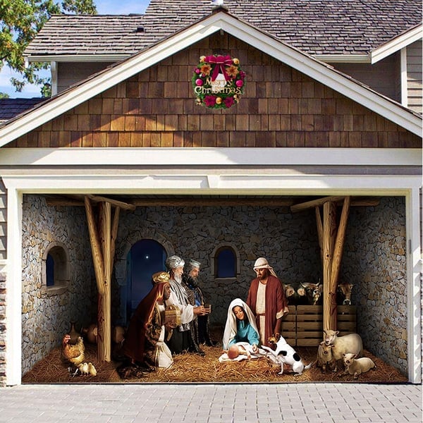 Free-giant Early Christmas Sale 49% OFF - 2023 Christmas Garage Door Decoration