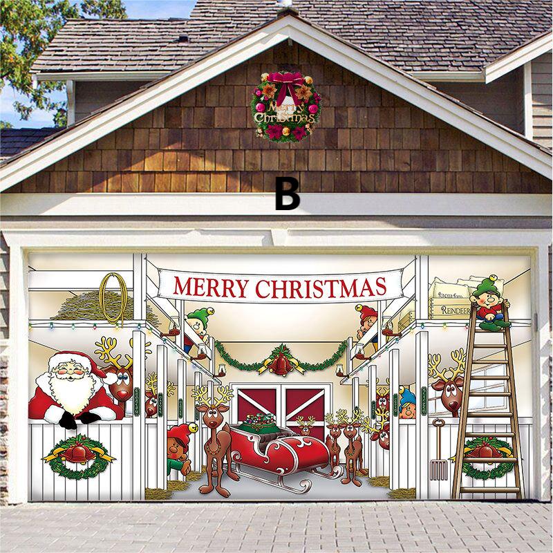 Free-giant Early Christmas Sale 49% OFF - 2023 Christmas Garage Door Decoration