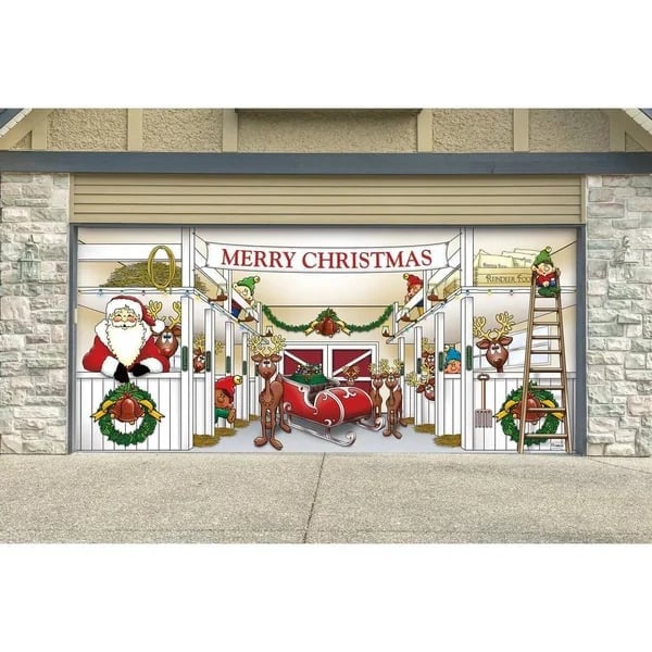 Free-giant Early Christmas Sale 49% OFF - 2023 Christmas Garage Door Decoration