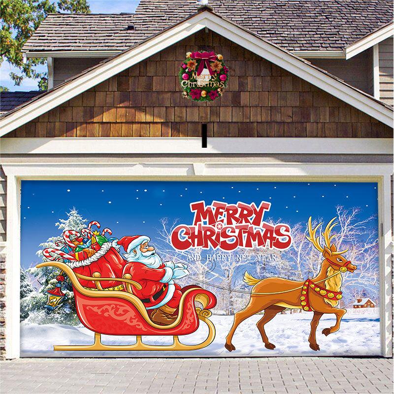 Free-giant Early Christmas Sale 49% OFF - 2023 Christmas Garage Door Decoration