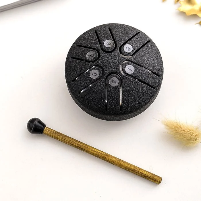 SimplyCie - Sale 49% OFF - Buddha Stones Mini Steel Tongue Drum Kit (3 Inch)