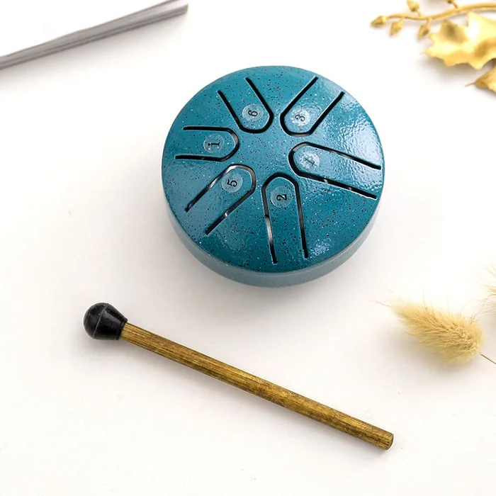 SimplyCie - Sale 49% OFF - Buddha Stones Mini Steel Tongue Drum Kit (3 Inch)