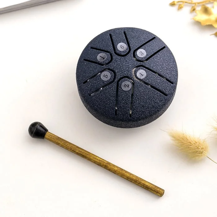 SimplyCie - Sale 49% OFF - Buddha Stones Mini Steel Tongue Drum Kit (3 Inch)