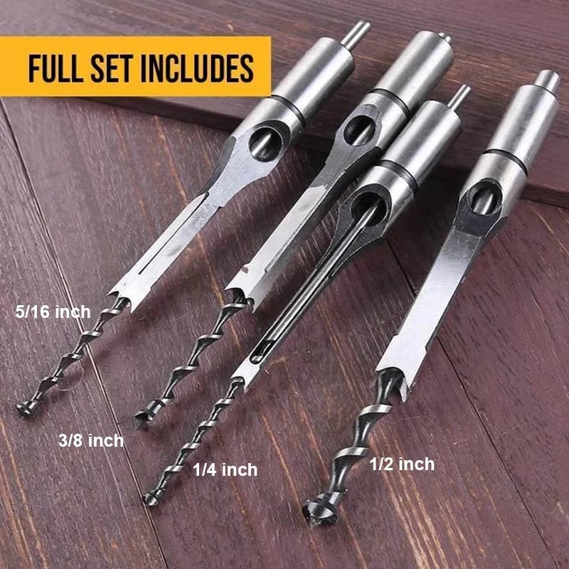 (EARLY CHRISTMAS SALE-49% OFF) Hollow Chisel Mortise Drill Tool & BUY 4 GET EXTRA 20% OFF