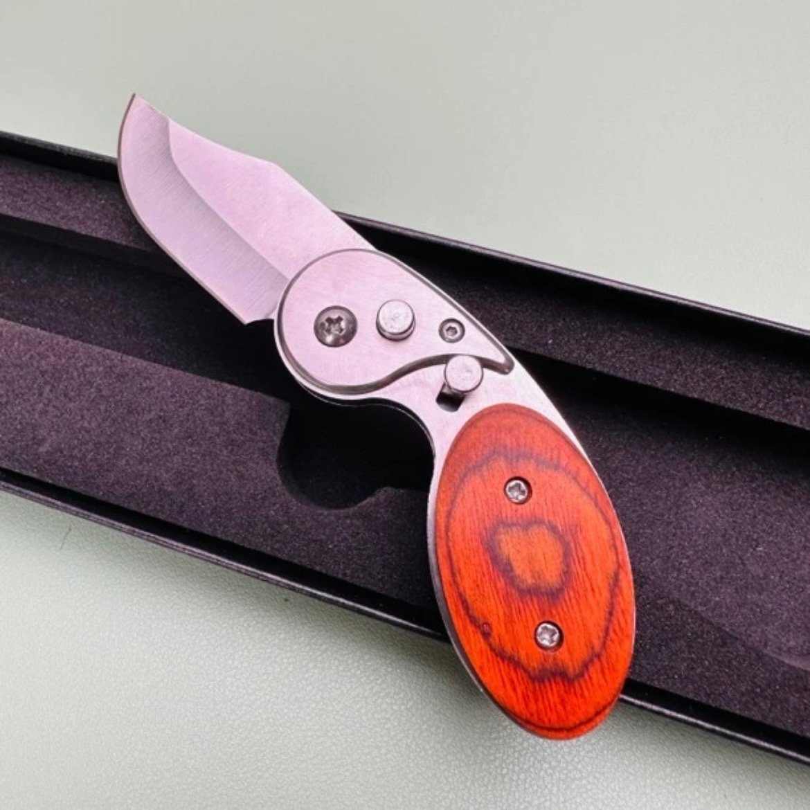 Early Christmas Sale 70% OFF - Wood Handle Outdoor Mini Folding Knife