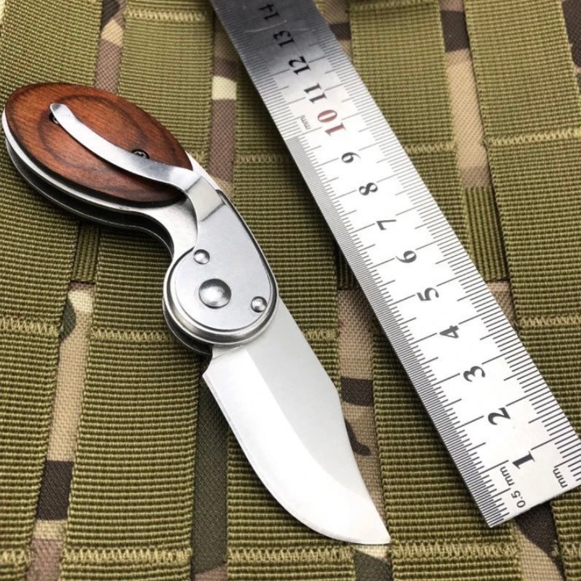 Early Christmas Sale 70% OFF – Wood Handle Outdoor Mini Folding Knife