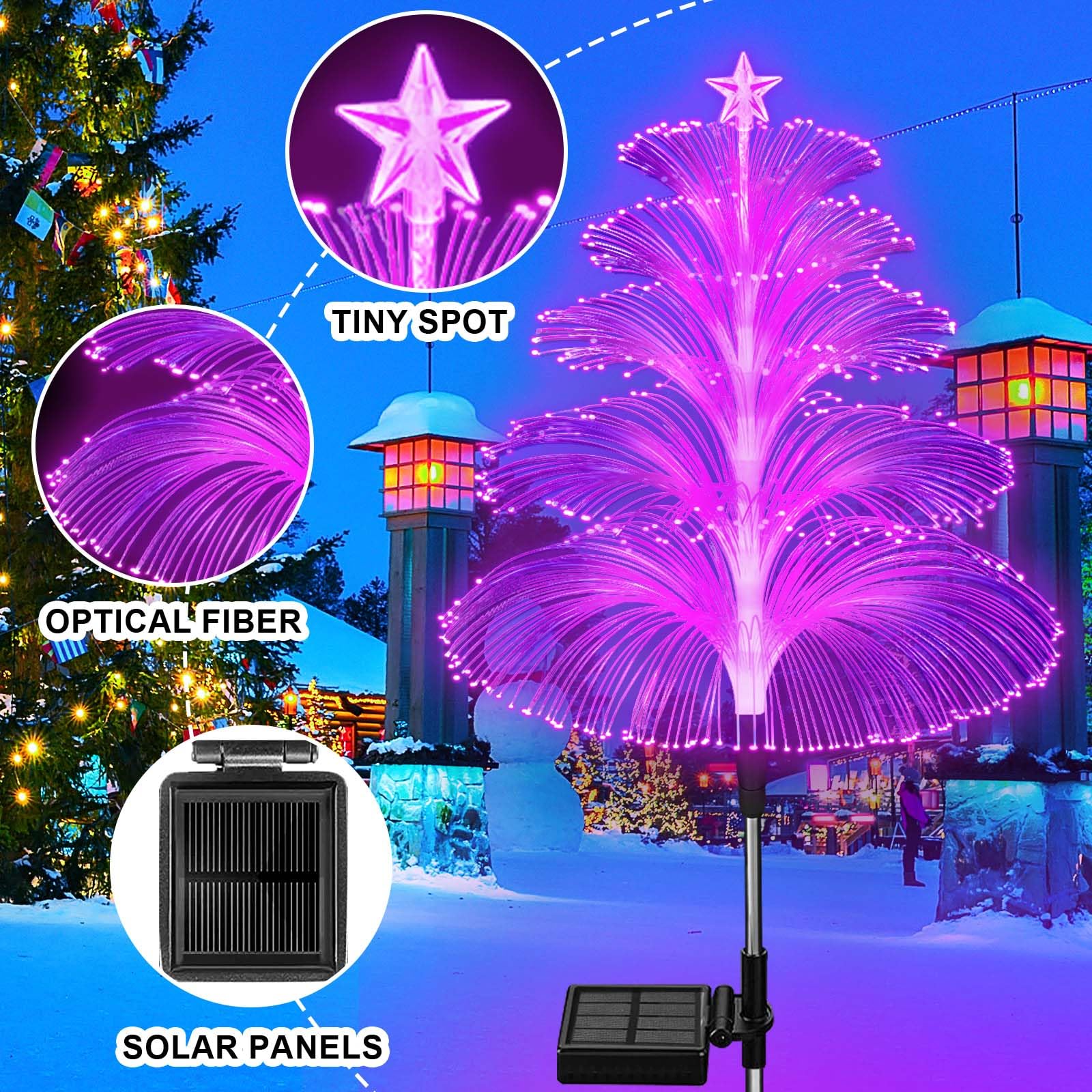 (Early Xmas Offer 1000pcs 50% OFF) 7 Color Changing Christmas Firework Lights