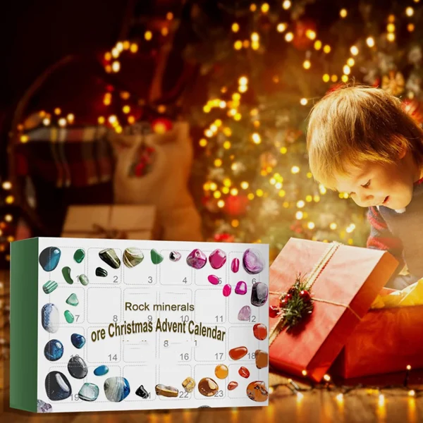 (Early Xmas Sale - Save 49% OFF)Crystal ore Advent Calendar 2023-Contains 24 Crystal ore gifts