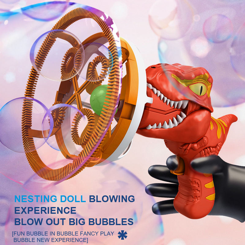 Electric Dinosaur Bubble Machine - (Bubble solution not included)