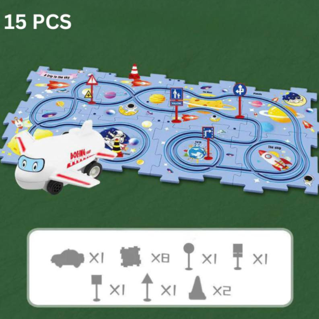 Electric Rail Car Puzzle