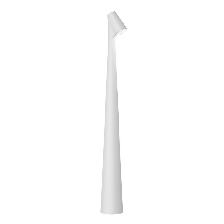 Elegant Slim Conical Stem Table Lamp - Portable & Dimmable LED Sculpting Light