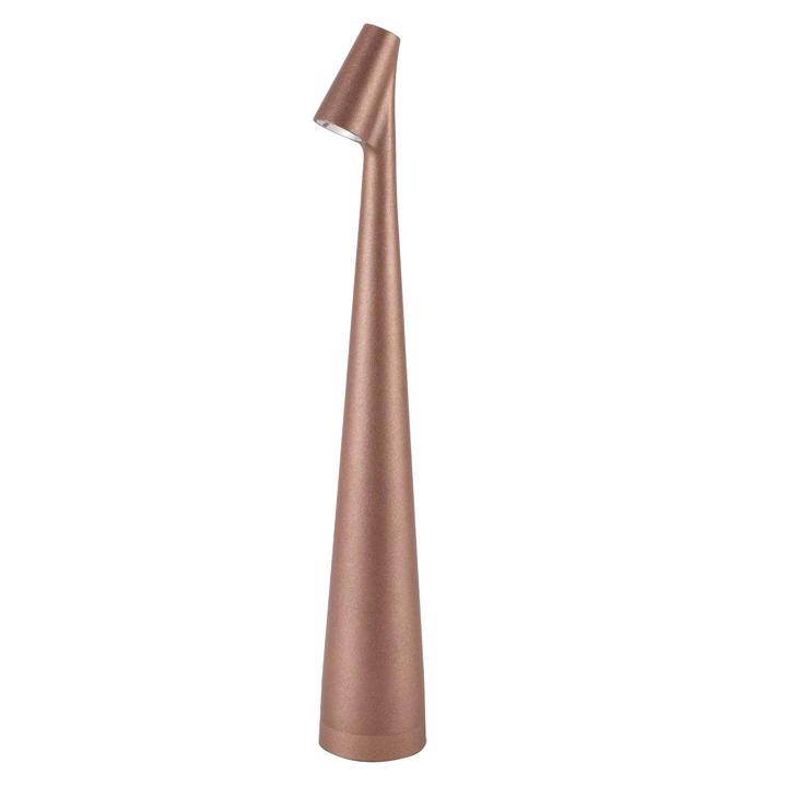 Elegant Slim Conical Stem Table Lamp - Portable & Dimmable LED Sculpting Light