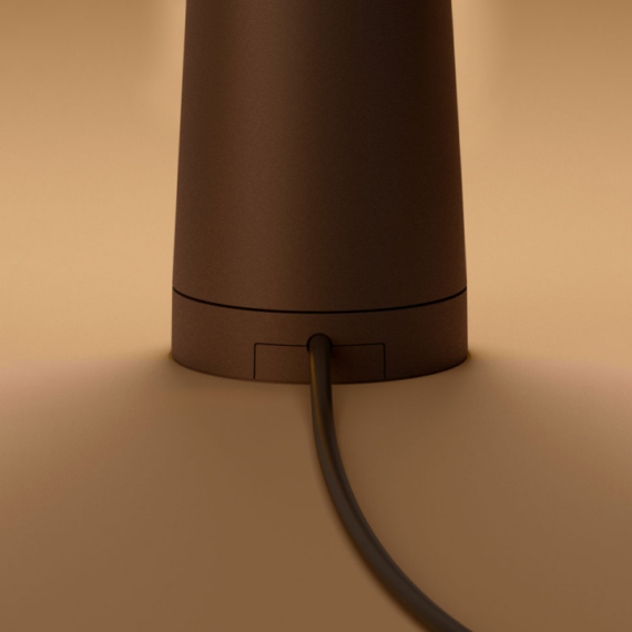 Elegant Slim Conical Stem Table Lamp - Portable & Dimmable LED Sculpting Light