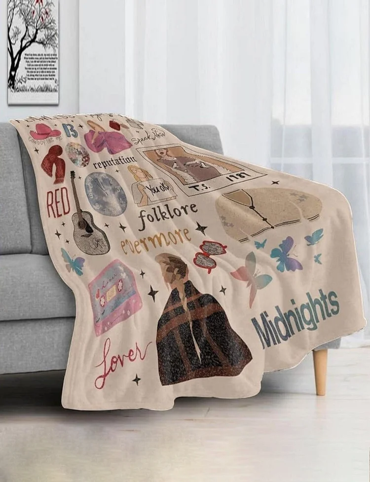 Eras Tour Swiftie Blanket