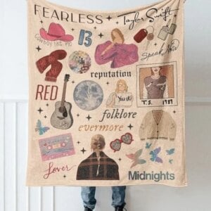 Eras Tour Swiftie Blanket