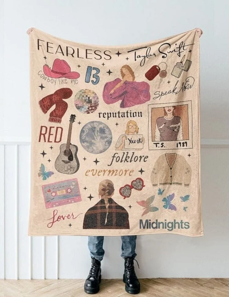 Eras Tour Swiftie Blanket