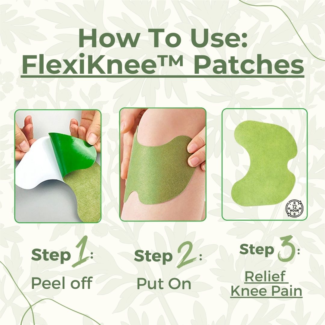 FlexiKnee - Natural Knee Pain Patches - BUY 1 GET 1 FREE