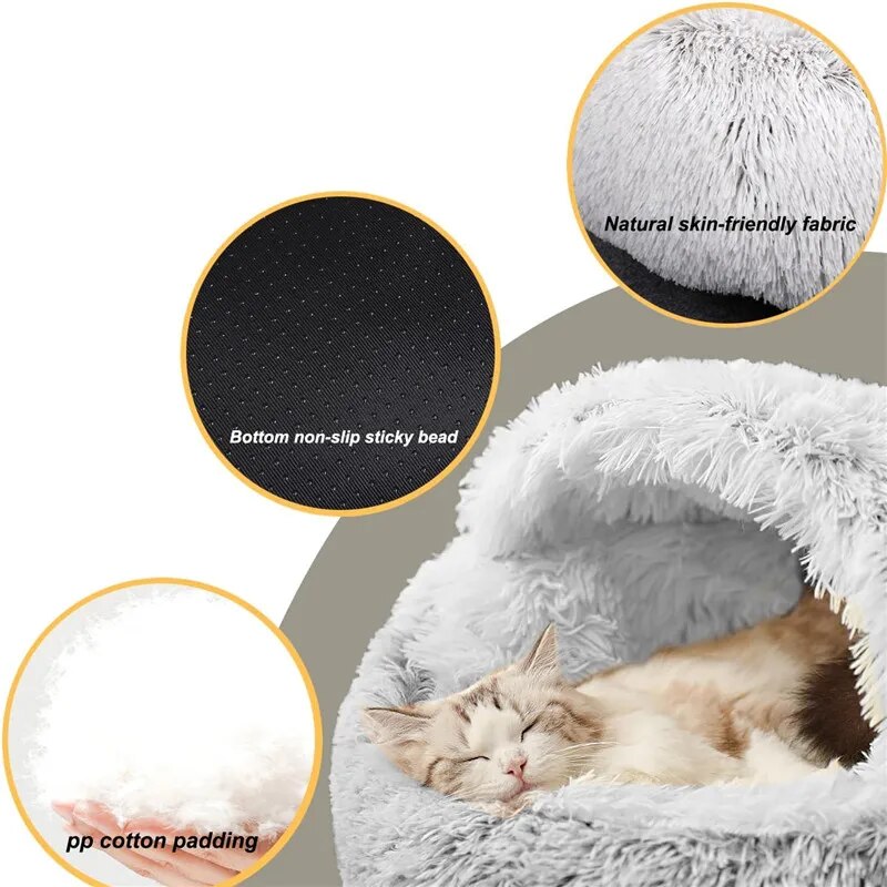 FluffyZoo Plush Bed for Pets