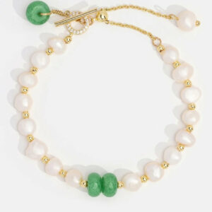 Freshwater Pearl Aventurine Bracelet