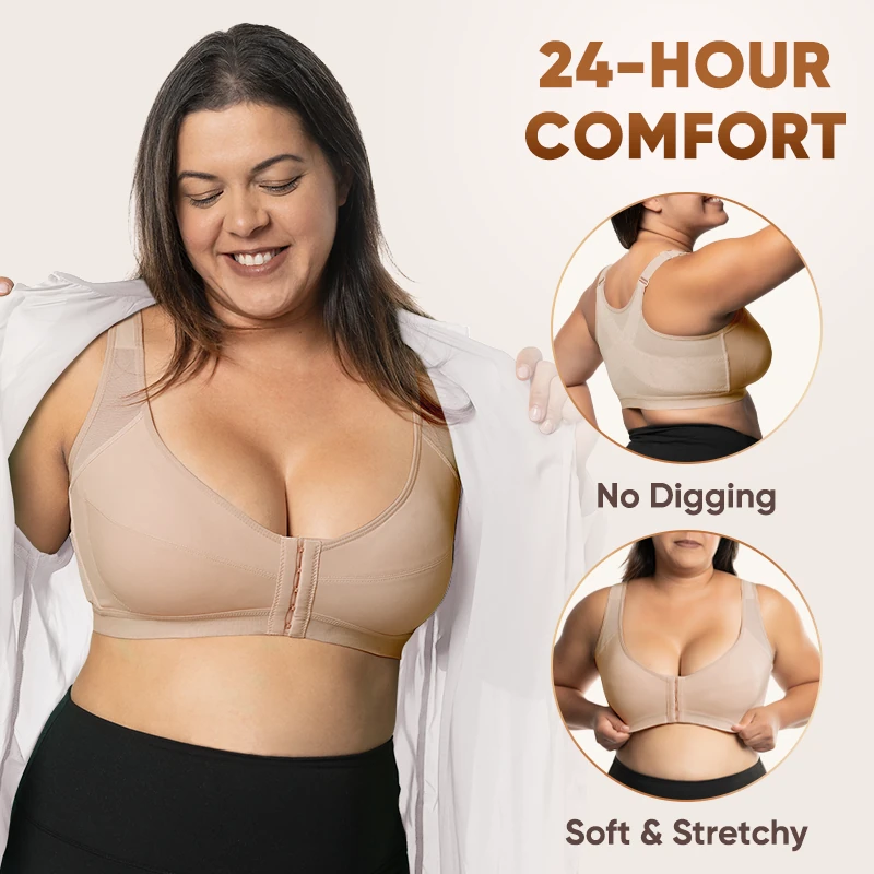 GoodyBra – All Day Comfort Wireless Back Support Bra