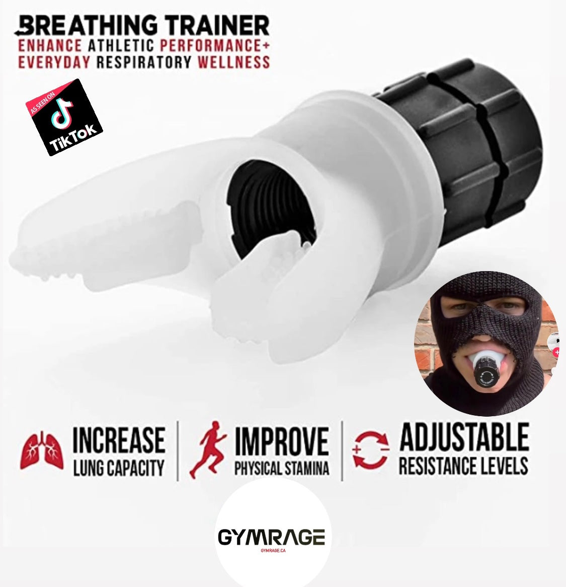 GymRage lung trainer PRO