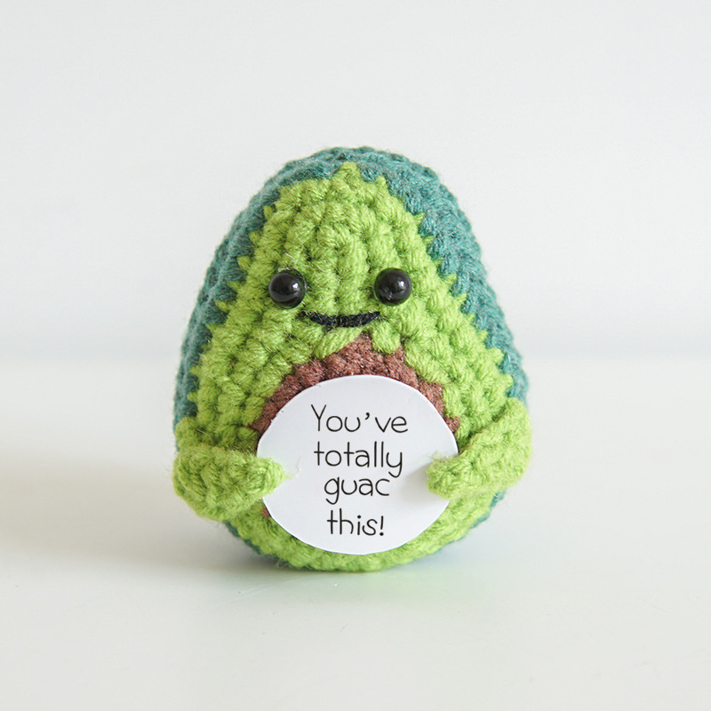 HANDMADE EMOTIONAL SUPPORT CROCHET PICKLED CUCUMBER GIFT