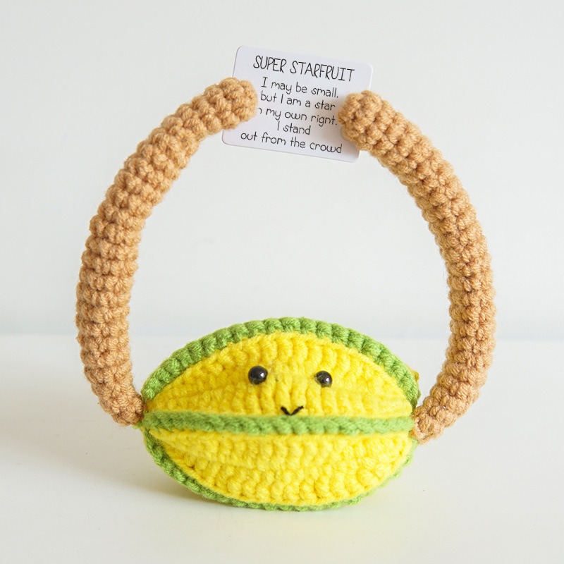 HANDMADE EMOTIONAL SUPPORT CROCHET PICKLED CUCUMBER GIFT