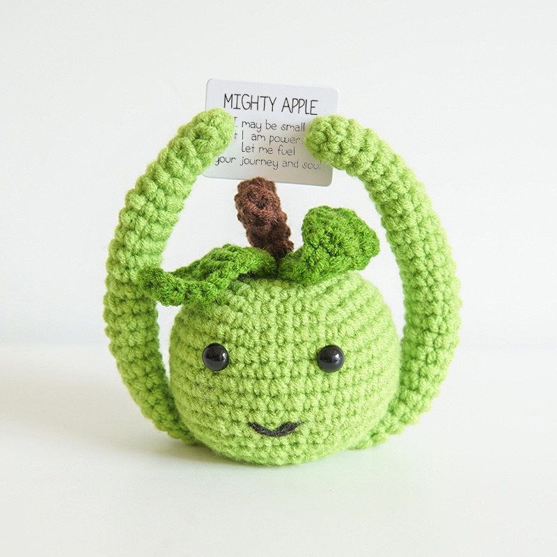 HANDMADE EMOTIONAL SUPPORT CROCHET PICKLED CUCUMBER GIFT