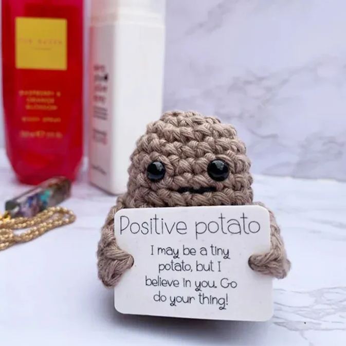 HANDMADE EMOTIONAL SUPPORT CROCHET PICKLED CUCUMBER GIFT