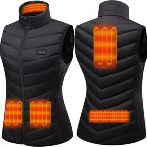 Heated Vest With Rechargeable Battery