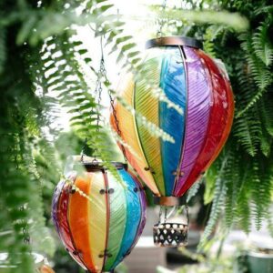 Hot Air Balloon Solar Lantern – American