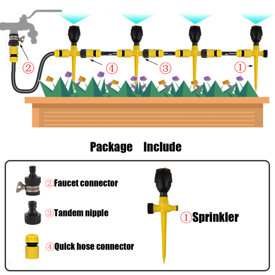 Hot Sale 48% Off - 360° Rotation Auto Irrigation System - Buy 3 Get Extra 10% Off