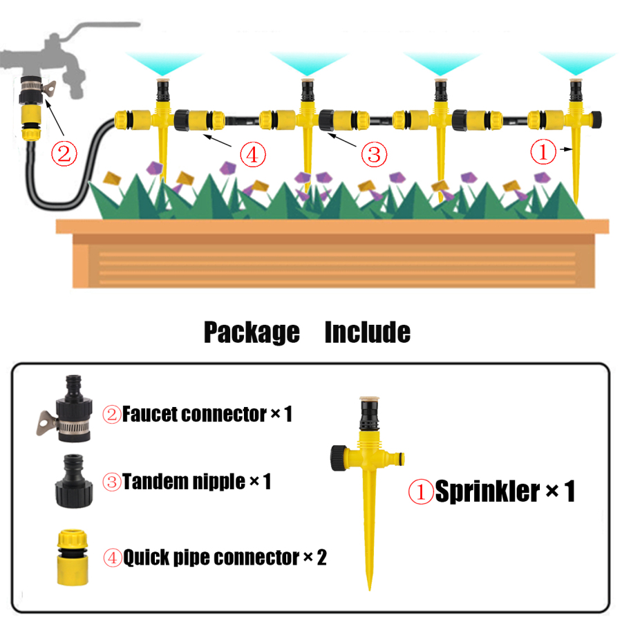 Hot Sale 48% Off - 360° Rotation Auto Irrigation System - Buy 3 Get Extra 10% Off