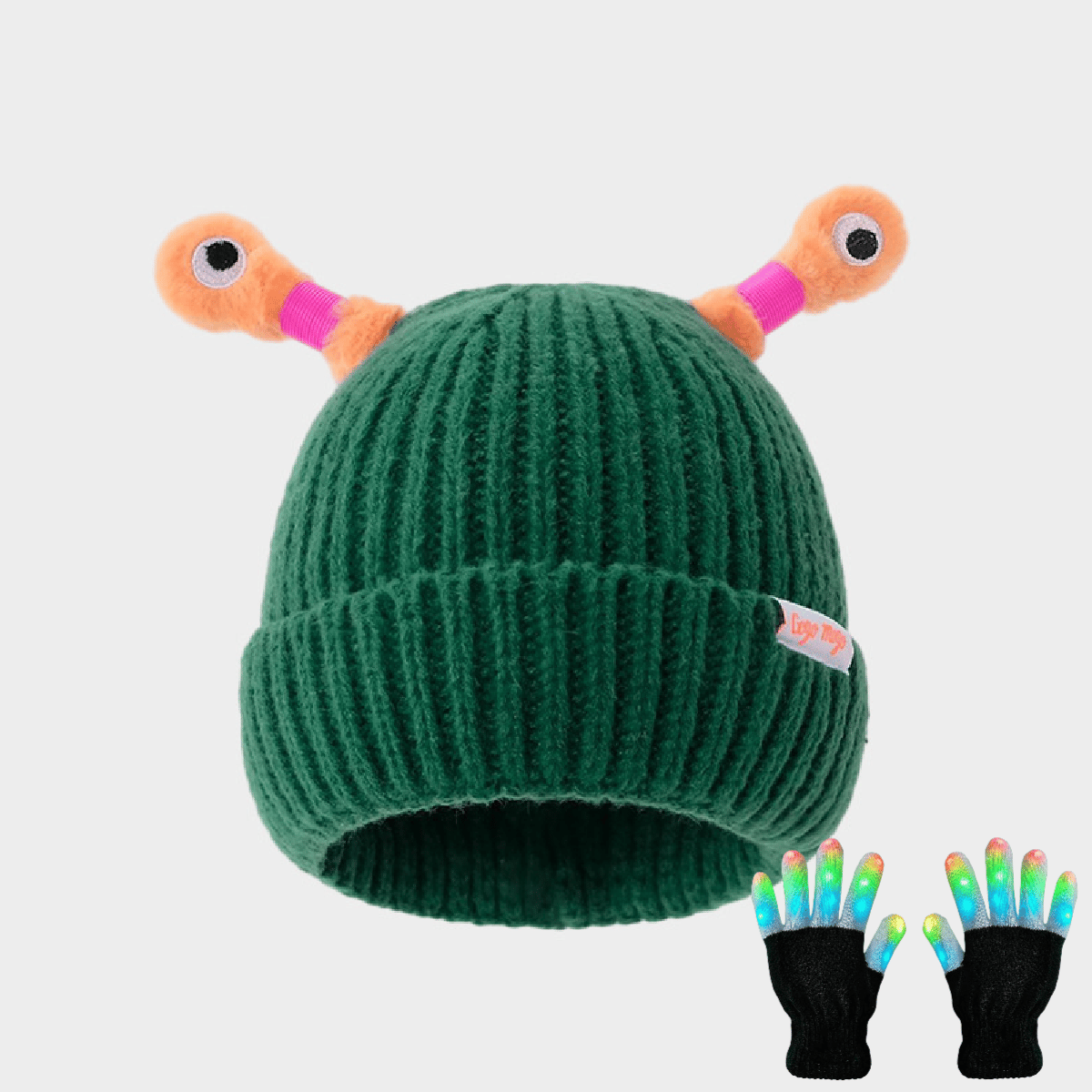 HOT SALE 49% OFF - Winter Parent-Child Cute Glowing Little Monster Knit Hat