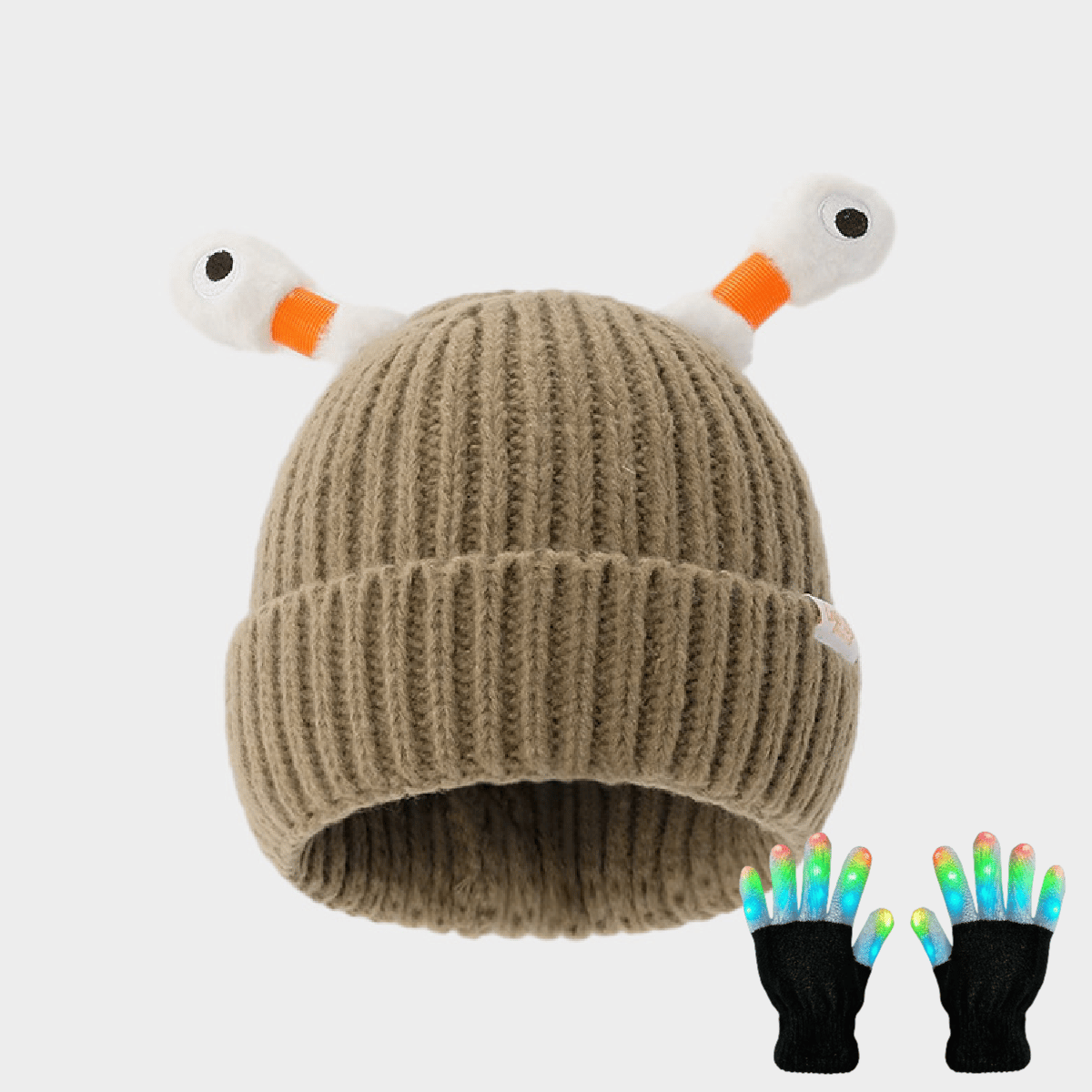 HOT SALE 49% OFF - Winter Parent-Child Cute Glowing Little Monster Knit Hat