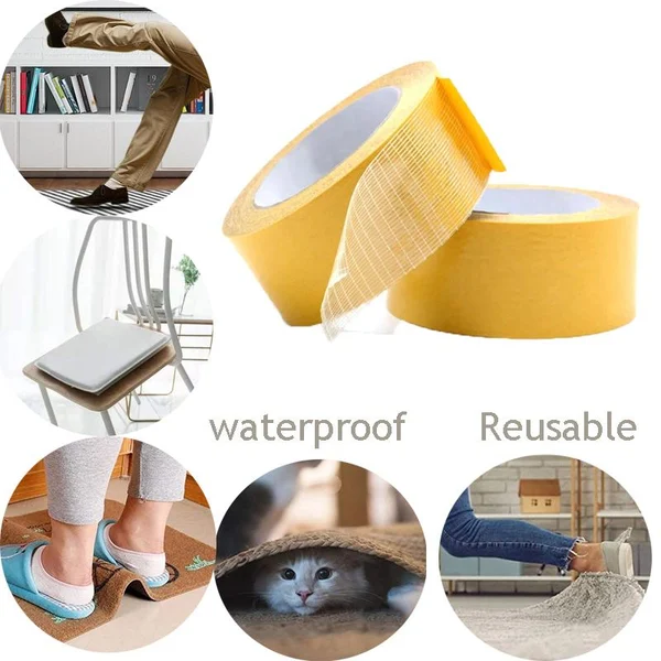 Hot Sale 70% OFF - Strong Adhesive Double-sided Gauze Fiber Mesh Tape