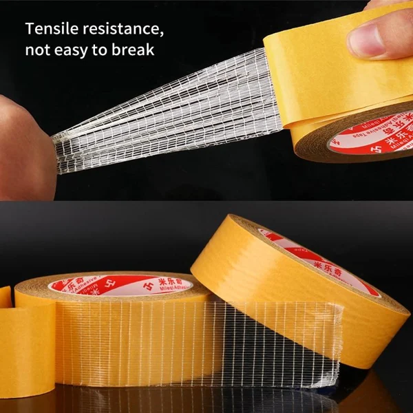 Hot Sale 70% OFF - Strong Adhesive Double-sided Gauze Fiber Mesh Tape