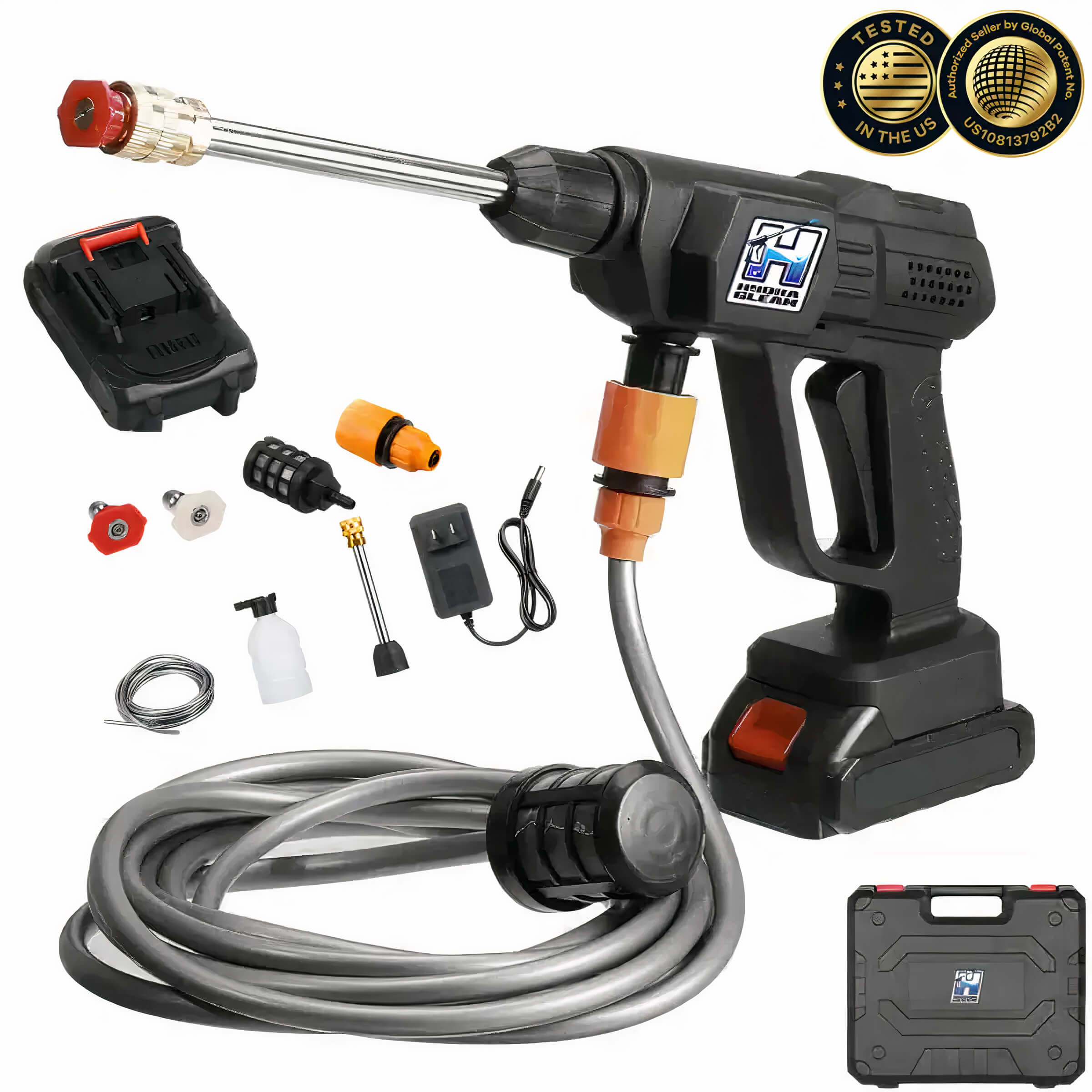 HydraGleam High Pressure Washer Set