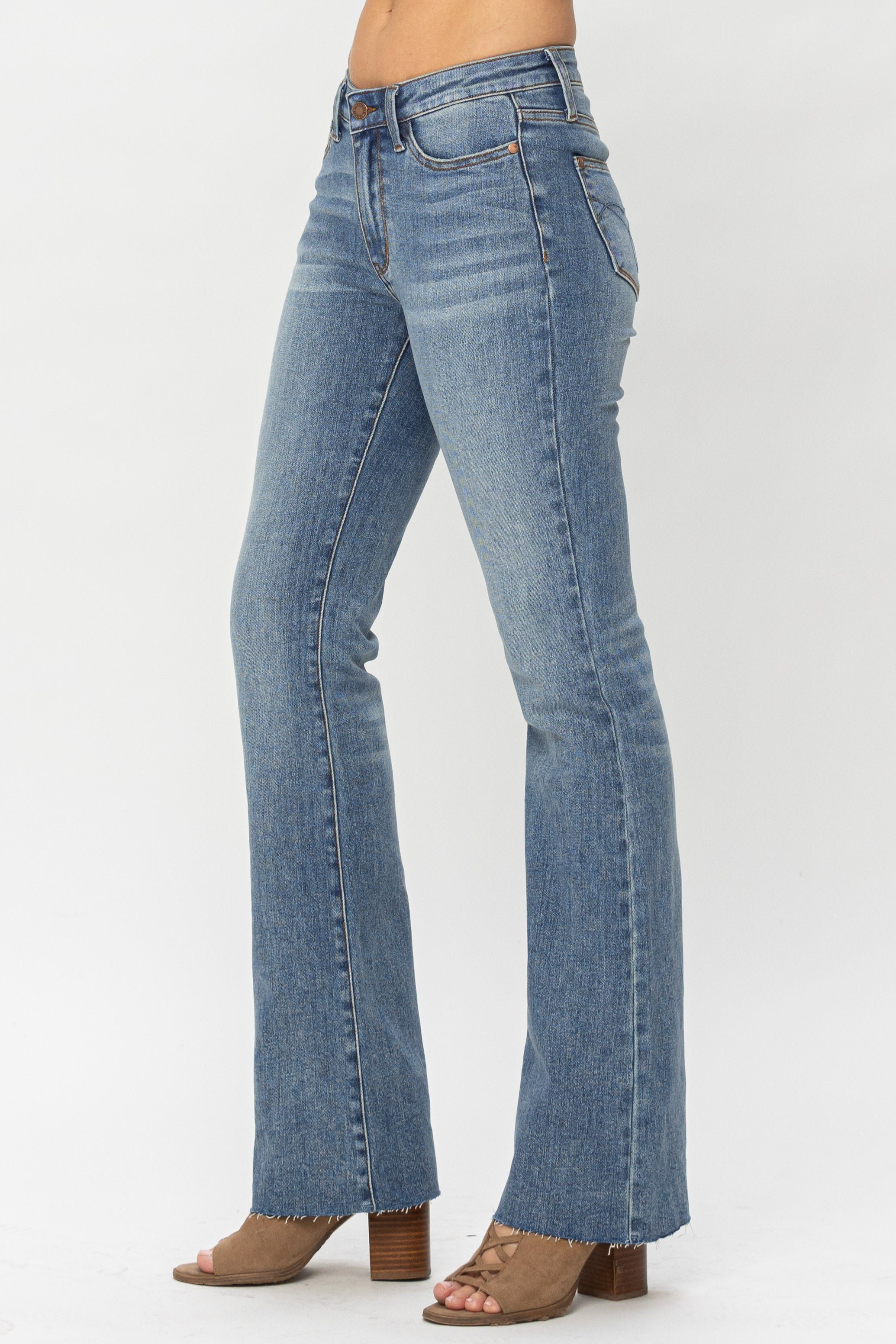 Judy Blue Mid-Rise Tummy Tuck Bootcut Jeans