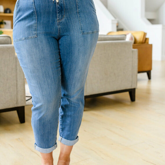 Judy Blue Pull On Denim Joggers