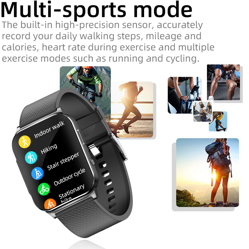 KH03 Health Smart Watch ECG/EKG Heart Rate Blood Pressure Blood Glucose Sedentary Reminder