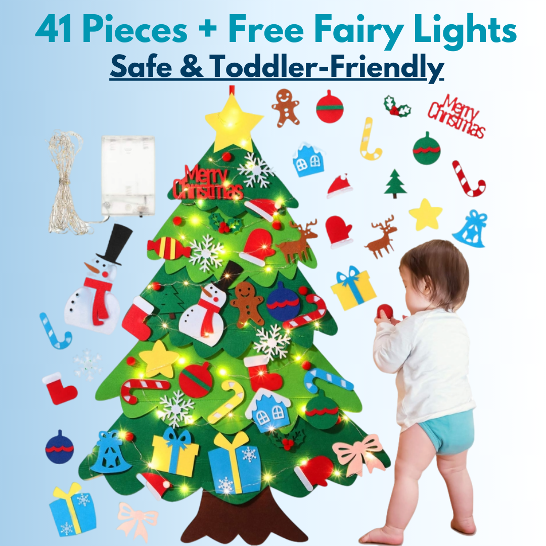 KiddoTree - Felt Christmas Tree for Kids