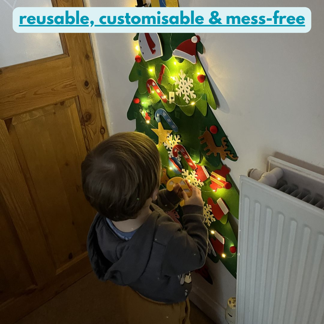 KiddoTree - Felt Christmas Tree for Kids