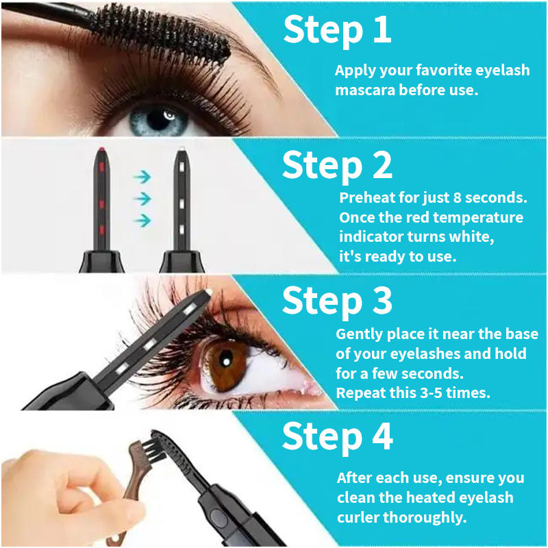 LASHLUX PRO HEATED EYELASH CURLER