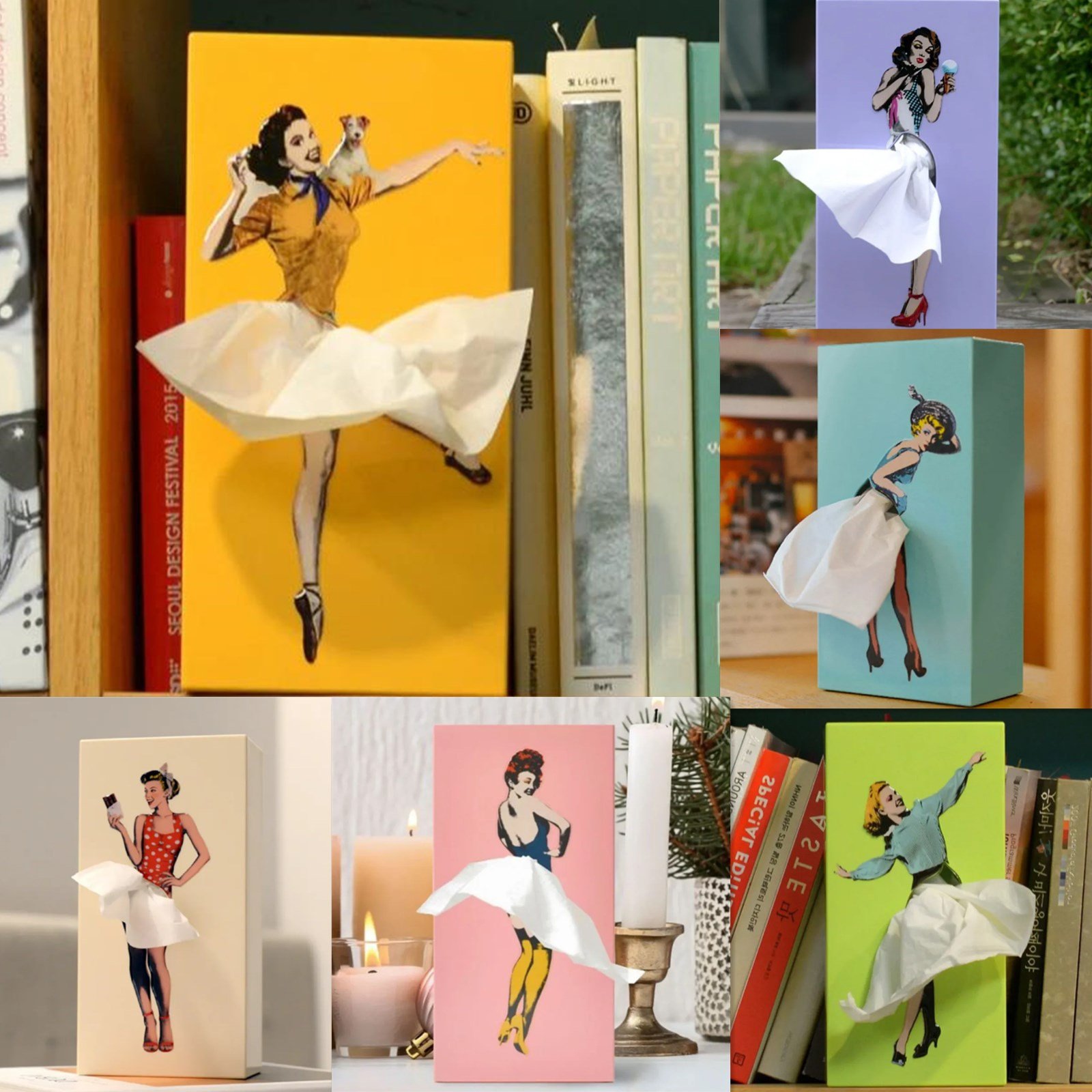 LAST DAY 49% OFF - Flying Skirt Tissue Box