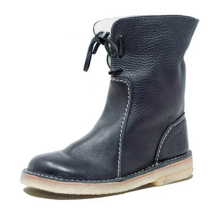 Last Day 49% OFF - Vintage Buttery-Soft Waterproof Wool Lining Boots