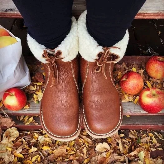 Last Day 49% OFF - Vintage Buttery-Soft Waterproof Wool Lining Boots