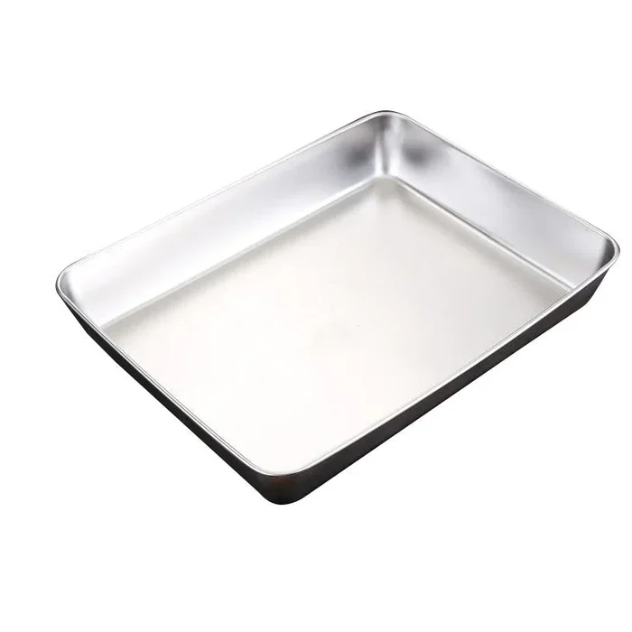 LAST DAY 49% OFF-Stainless Steel Square Plate (With Lid)